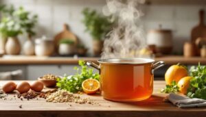 Większa szczypta tej przyprawy do rosołu: zupa zyska piękny bursztynowy kolor i lepiej się strawi