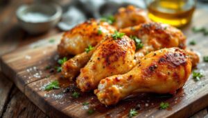 Marynuję udka w ten sposób i piekę. Skórka chrupie tak głośno, że sąsiad puka po przepis