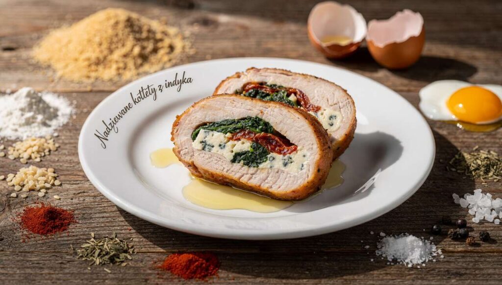Nadziewane kotlety z indyka: delikatne mięso z niespodzianką w środku znika z talerza pierwsze