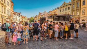 Krakowianie się zachwycają, a turyści czekają w kolejkach, by skosztować. Wachowicz podaje prz