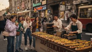 Zapiekanka PRL wraca do łask. Street food z pieczarkami podbija miasta w 2026