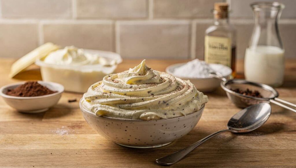 Krem do wafli z mascarpone i kakao – gęsty, idealny i gotowy w kilka minut