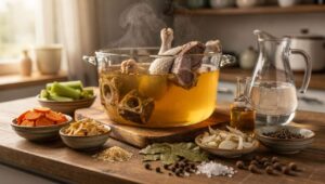 Bulion kolagenowy z kości za grosze. Babcia Zosia znała sekret mięsności bez ciężkości