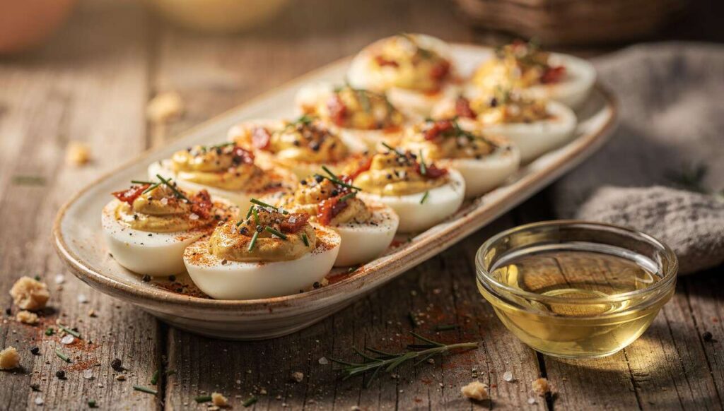 Jajka faszerowane na Wielkanoc robię tylko z tym dodatkiem. Goście zjadają je pierwsze