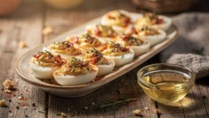 Jajka faszerowane na Wielkanoc robię tylko z tym dodatkiem. Goście zjadają je pierwsze