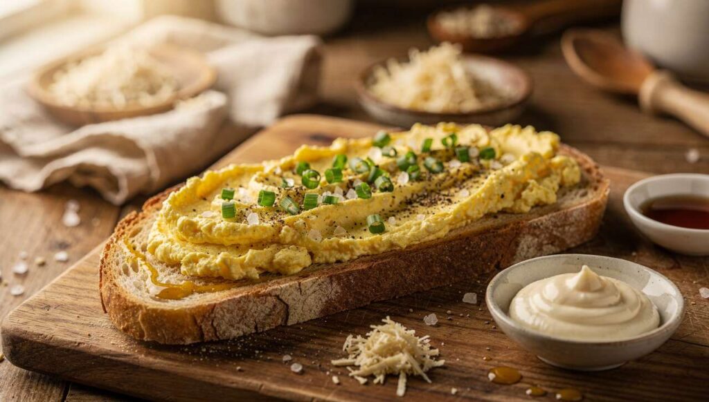 Chrzanowa pasta jajeczna na chleb: znika z talerza szybciej niż biała kiełbasa