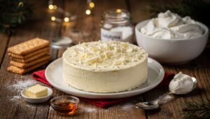 Sernik na zimno z białą czekoladą robię na każde święta. Nikt nie zostawia ani kawałka