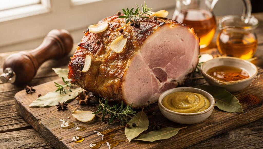 Szynka pieczona na Wielkanoc: ten marynowany przepis z Małopolski zajmuje 2 godziny