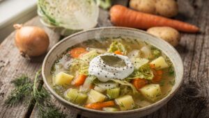 Kapuśniak z młodą kapustą na wiosnę, lekki i orzeźwiający jak żadna inna zupa