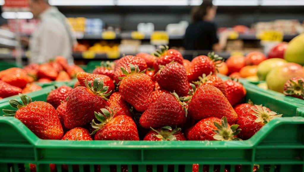 Ciasto z truskawkami jeszcze w marcu? W Biedronce pojawiły się pierwsze importowane