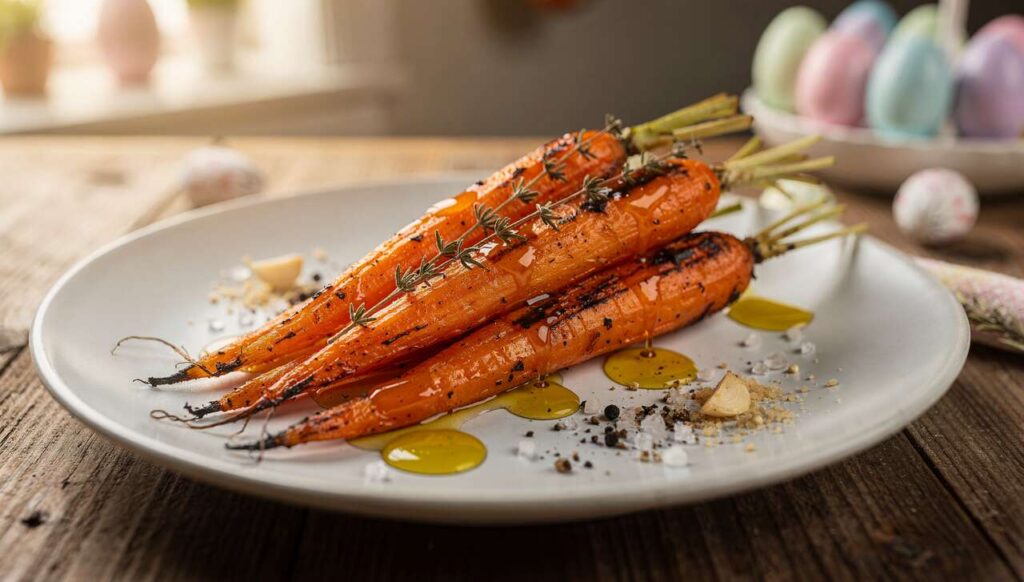 Pieczona marchew z miodem i tymiankiem: najlepszy dodatek do wielkanocnego mięsa