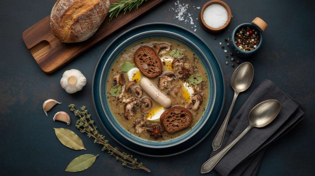 Na Mazurach podają żurek z grzybami suszonymi. Spróbowałam i nie wracam do starego przepisu