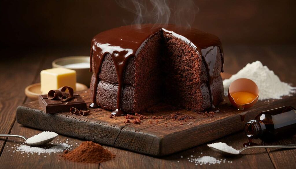 Czekoladowe ciasto, które znika w godzinę. Miękkie, mokre i intensywne w smaku