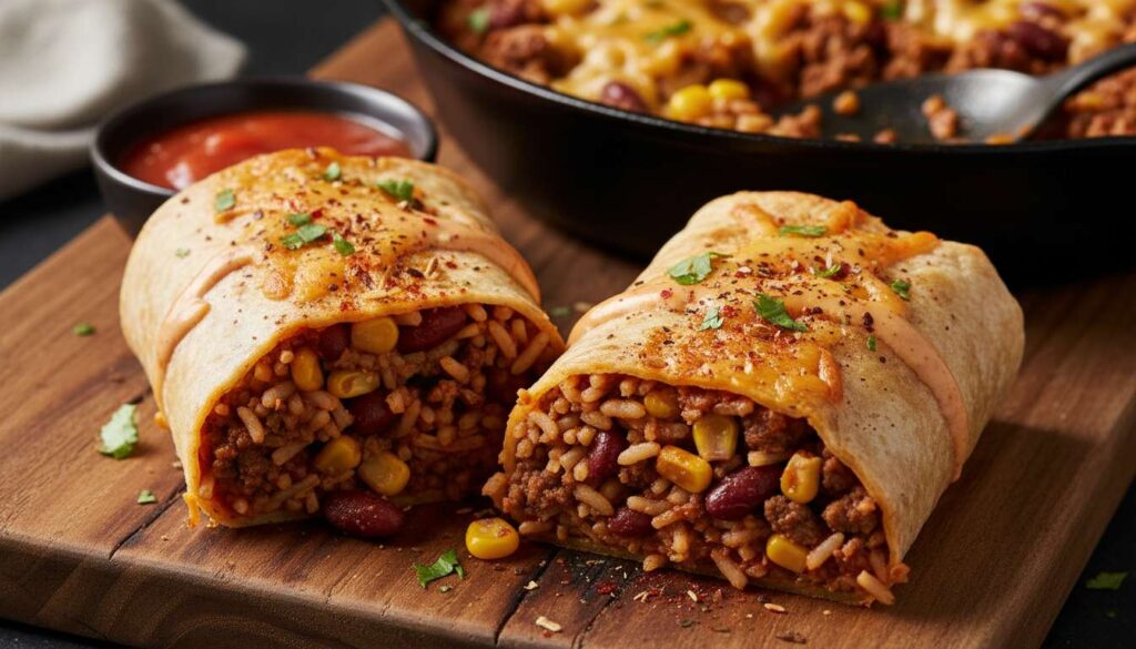 Przepis na burrito z mięsem mielonym z jednej patelni – szybki i sycący obiad w 30 minut