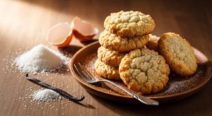 Te kokosowe ciasteczka praktycznie robią się same. Do tego obłędnie smakują