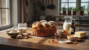 Babka wielkanocna z pomarańczą rośnie idealnie dzięki trikowi mojej babci z Kaszub