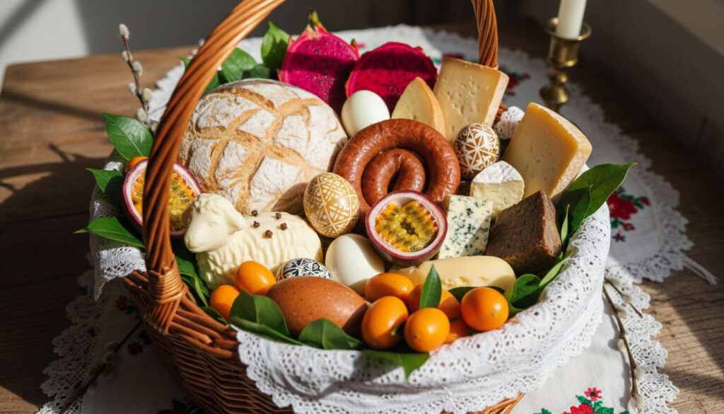 Co włożyć do koszyczka na wielką sobotę? Lista tradycyjna i 2 dodatki, które zaskoczą