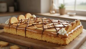 Mazurek kajmakowy bez pieczenia: 4 składniki i smak rodem z cukierni na Nowym Świecie