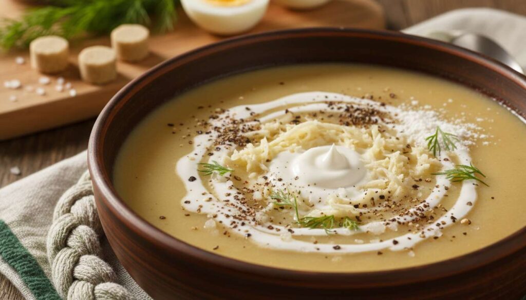 Zupa chrzanowa na Wielkanoc gęsta jak krem: 30 minut i 5 składników wystarczy