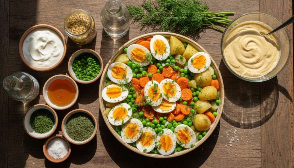 Dodaję do sałatki wielkanocnej 1 łyżkę tego sosu. Smak jest zupełnie inny niż z majonezem