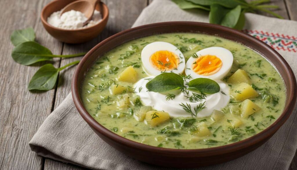 Wiosenna zupa szczawiowa z jajkiem: babcia ze Śląska dodawała do niej śmietanę w ten sposób…